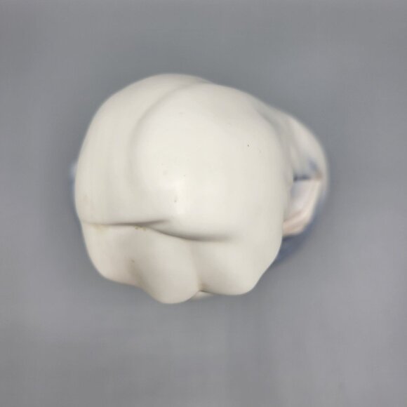 Vintage Enesco Japan Virgin Mary Ceramic Bust Figurine Blue White Religious Deco - Picture 13 of 14